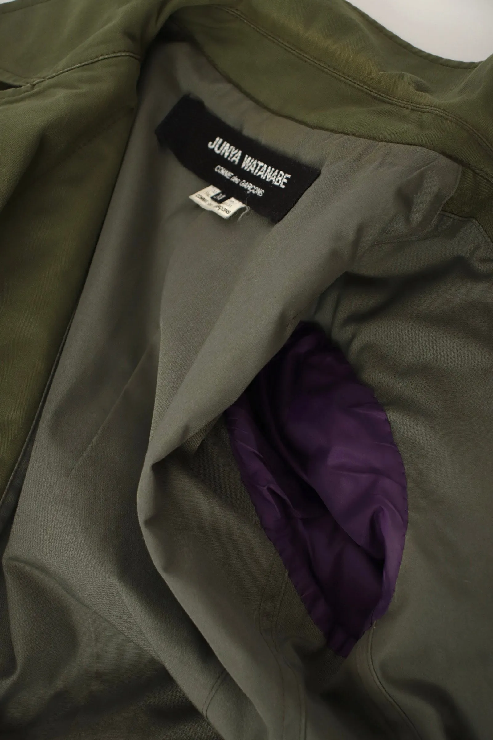 2010 Junya Watanabe Canvas Double-Breasted Jacket