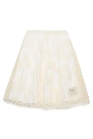 Flower embroidered skirt by N21