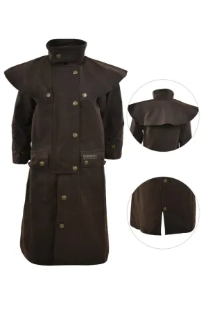 Thomas Cook Oilskin Coat Kids High Country Long