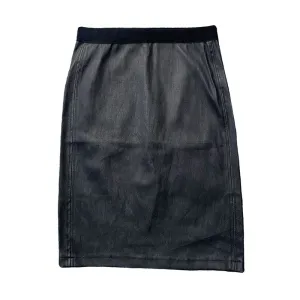 Women Split Elastic Leather Skirt Hip Solid Sheepskin Mid Dress Autumn Winter 2022 New TF4799